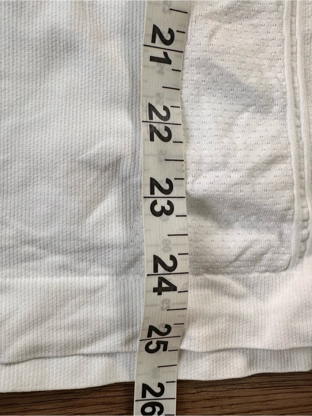 SPANX Active LAMN Seamless Short Sleeve Tee Shirt White Medium Workout Gym Run - Picture 5 of 6
